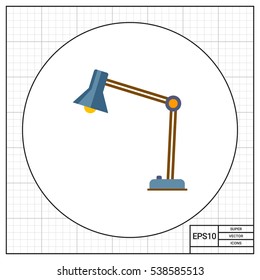 Desk lamp icon