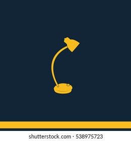 Desk lamp icon.