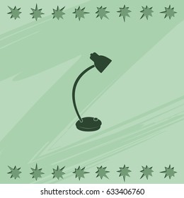 Desk lamp icon.