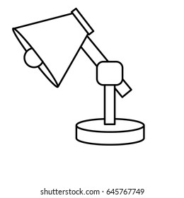 desk lamp icon
