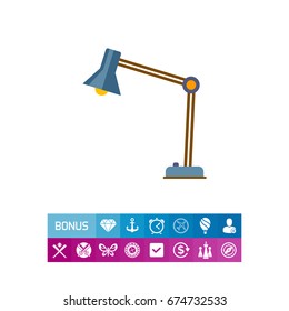 Desk lamp icon