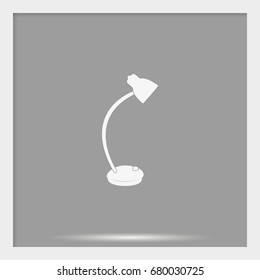 Desk lamp icon.