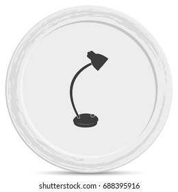 Desk lamp icon.