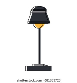 desk lamp icon bulb light energy ilumination
