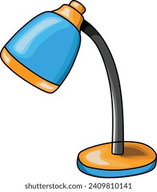 Desk lamp icon. Business objects Graphic element illustration with different style on transparent background.