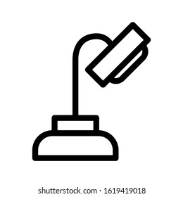 Desk lamp icon design vector illustration