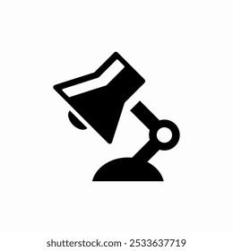 desk lamp icon sign vector