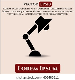 Desk Lamp icon or symbol