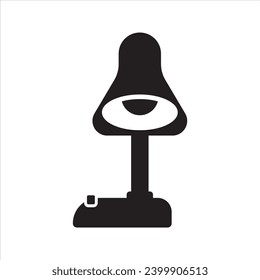 Desk lamp icon. Table lamp icon