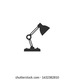 Desk lamp Icon template color editable. Lamp symbol vector sign isolated for graphic and web design.