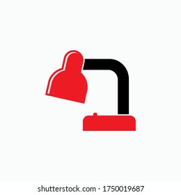 Desk Lamp Icon. UI Symbol - Vector.
