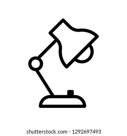 Desk lamp icon Vector 