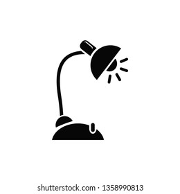 desk lamp icon vector collection