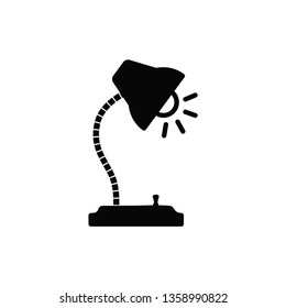 desk lamp icon vector collection