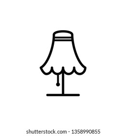 desk lamp icon vector collection