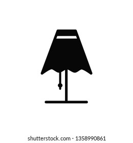 desk lamp icon vector collection