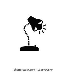 desk lamp icon vector collection