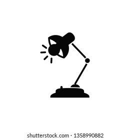 desk lamp icon vector collection