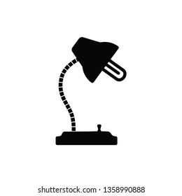 desk lamp icon vector collection