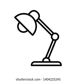 desk lamp icon vector design template