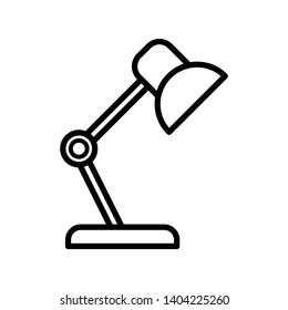 desk lamp icon vector design template