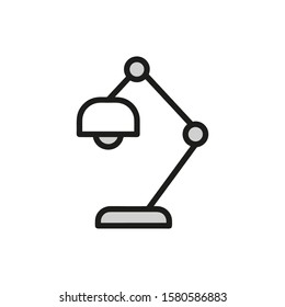 Desk lamp icon Vector design templates