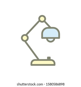 Desk lamp icon Vector design templates