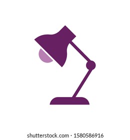 Desk lamp icon Vector design templates