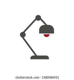 Desk lamp icon Vector design templates