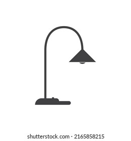 Desk lamp icon vector flat design