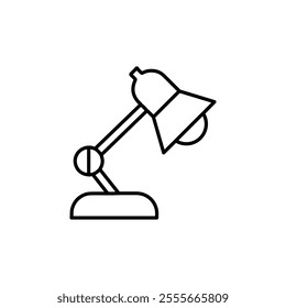 desk lamp icon vector flat mark