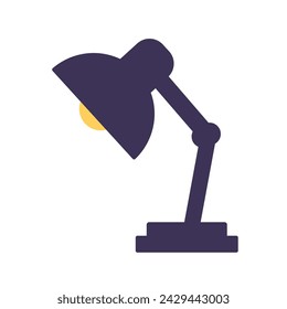 Ilustración vectorial de la lámpara de escritorio