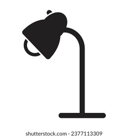 Vector de icono de lámpara de escritorio en estilo de moda para diseño e impresión.