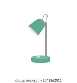 Desk Lamp Illustration with Adjustable Head. Simple and Elegant Desk Lamp. Desk Lamp Vector Art. Minimalist Table Lamp Design for Modern Spaces. Chic Table Lamps Illustration.