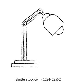 desk lamp isolated icon