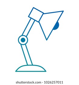 desk lamp isolated icon