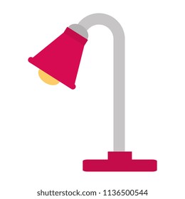 desk lamp isolated icon
