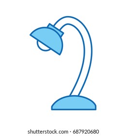desk lamp isolated icon