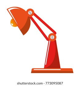 desk lamp isolated icon