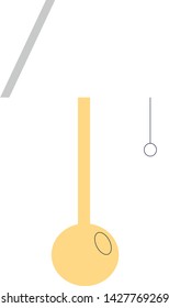 Desk lamp isolated vector illustration
