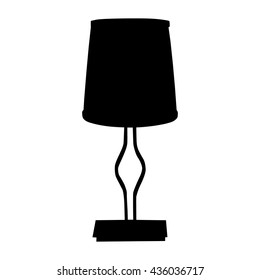desk lamp silhouette