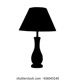 desk lamp silhouette
