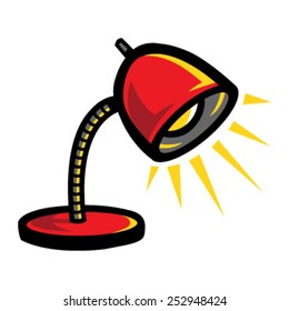Desk Lamp Vector Icon