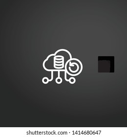 Desk Lamp vector icon. Desk Lamp concept stroke symbol design. Thin graphic elements vector illustration, outline pattern for your web site design, logo, UI. EPS 10.