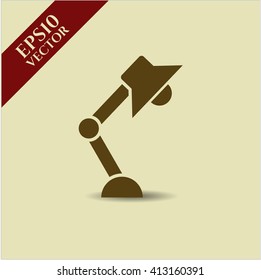 Desk Lamp vector symbol