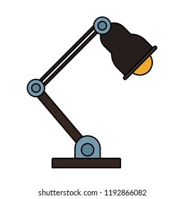 Desk light isolated