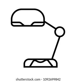 desk light lamp icon