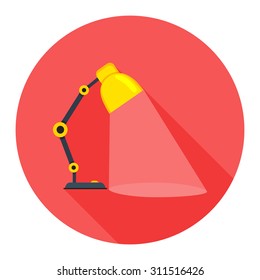 desk light lamp icon