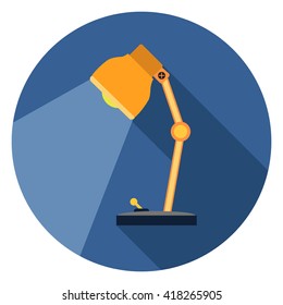 desk light lamp icon