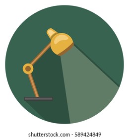 desk light lamp icon